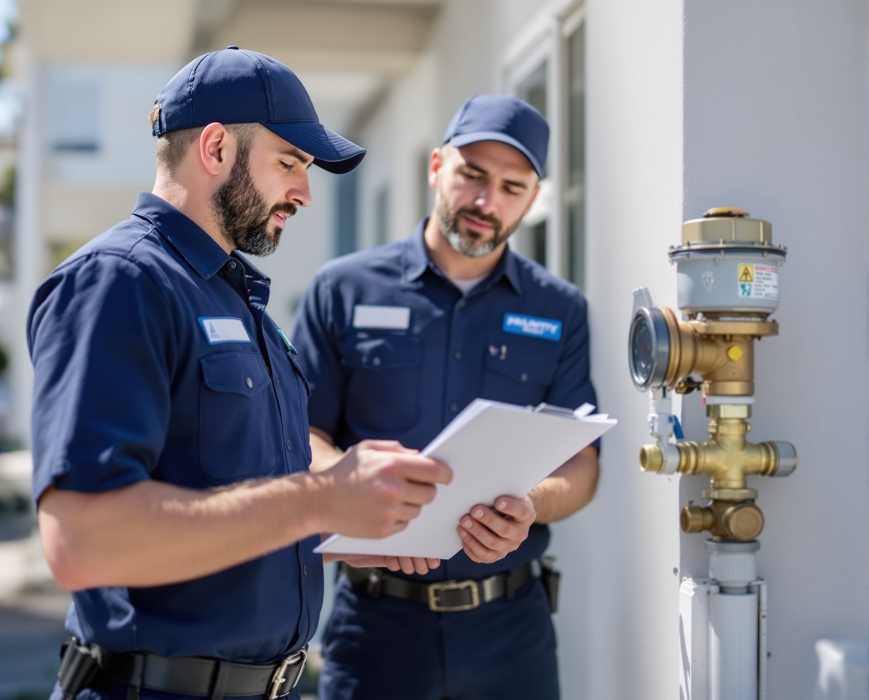 San Jose Backflow Testing certified technicians on a residential job